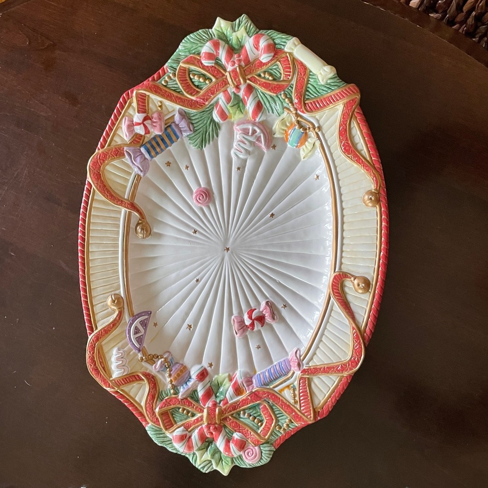 Fitz and Floyd Nutcracker Treats Platter